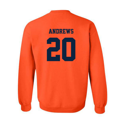 Syracuse - NCAA Football : Rayshon Andrews - Classic Shersey Crewneck Sweatshirt-1