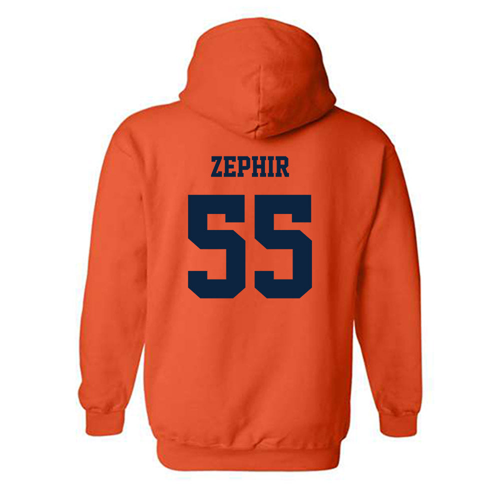 Syracuse - NCAA Men's Basketball : Bryce Zephir - Classic Shersey Hooded Sweatshirt-1