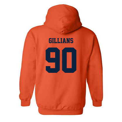 Syracuse - NCAA Football : Quante Gillians - Classic Shersey Hooded Sweatshirt-1