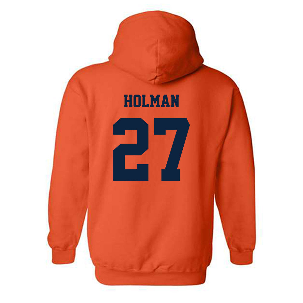 Syracuse - NCAA Men's Soccer : Garrett Holman - Classic Shersey Hooded Sweatshirt