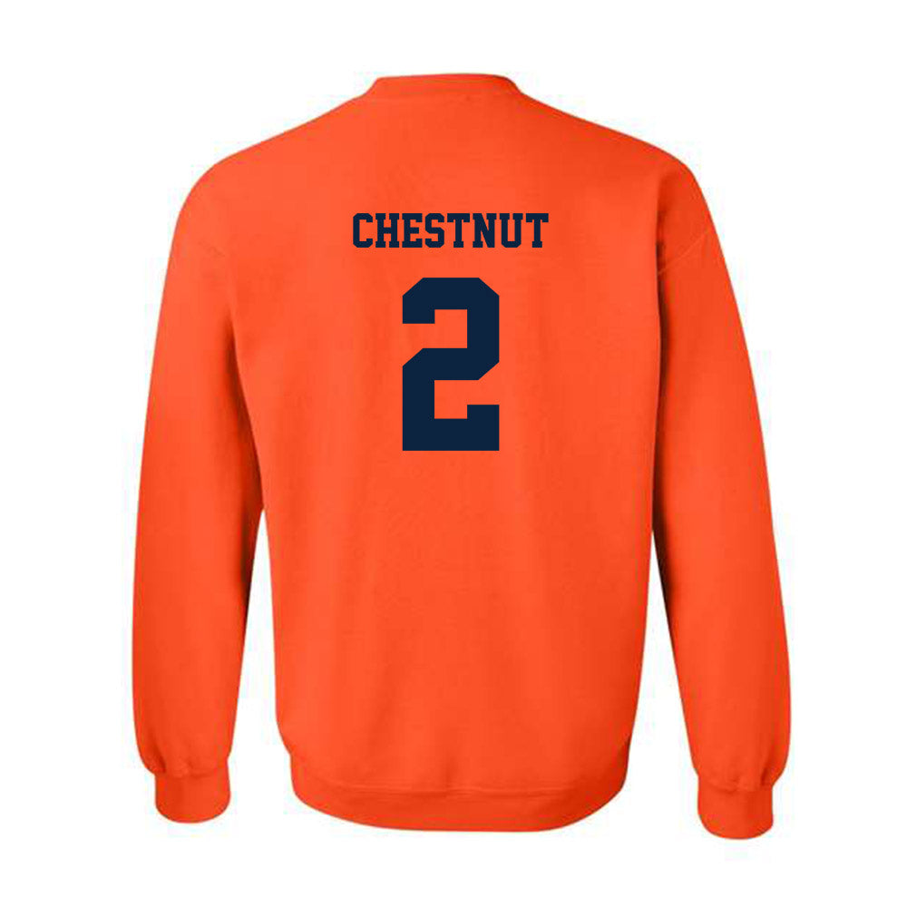 Syracuse - NCAA Football : Duce Chestnut - Classic Shersey Crewneck Sweatshirt-1