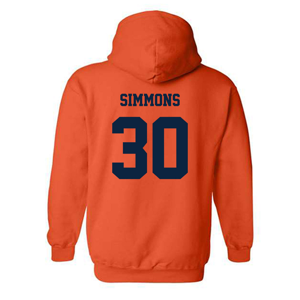 Syracuse - NCAA Football : Chase Simmons - Classic Shersey Hooded Sweatshirt-1