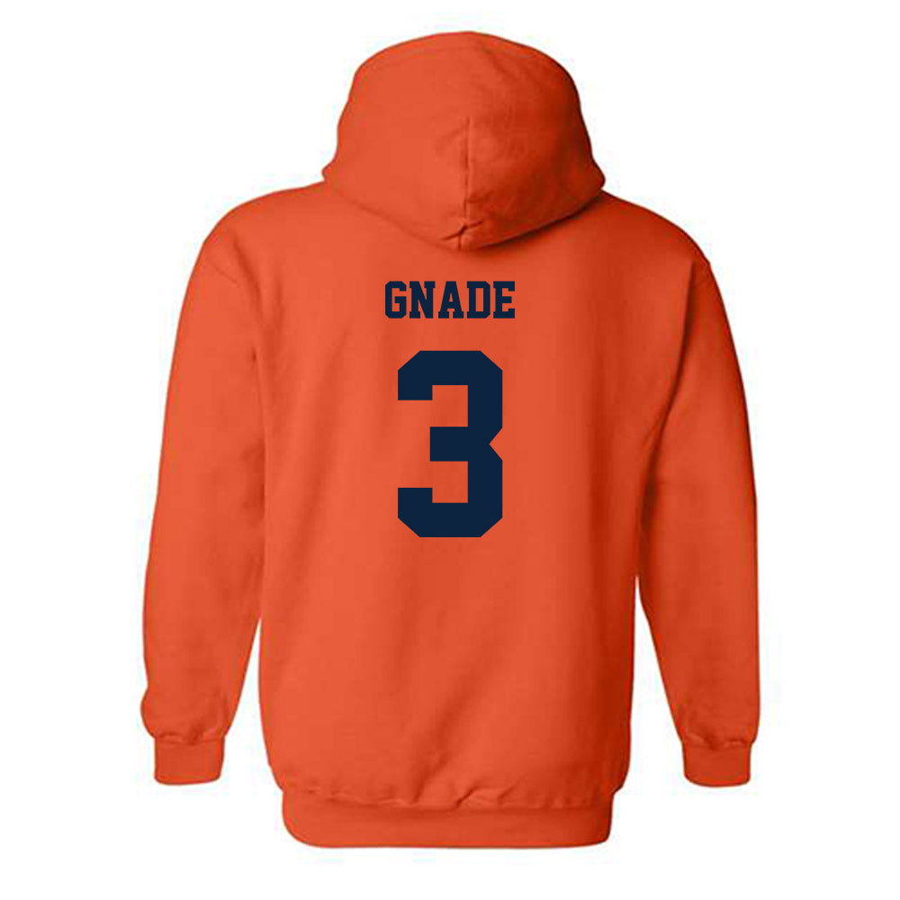 Syracuse - NCAA Women's Ice Hockey : Emma Gnade - Classic Shersey Hooded Sweatshirt-1