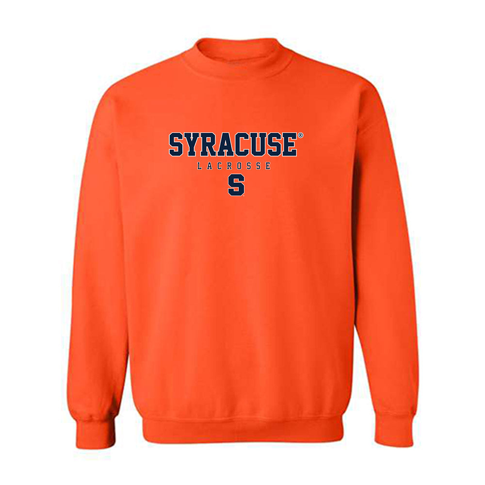 Syracuse - NCAA Men's Lacrosse : Trey Deere - Classic Shersey Crewneck Sweatshirt-0