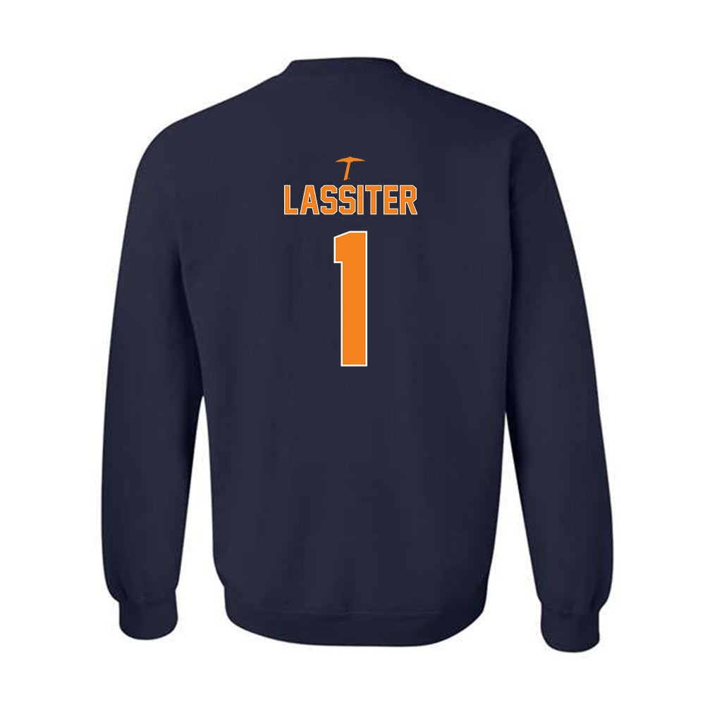 UTEP - NCAA Softball : Paige Lassiter - Classic Shersey Crewneck Sweatshirt-1