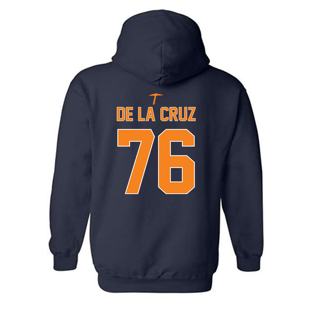 UTEP - NCAA Football : Diego De La Cruz - Classic Shersey Hooded Sweatshirt-1