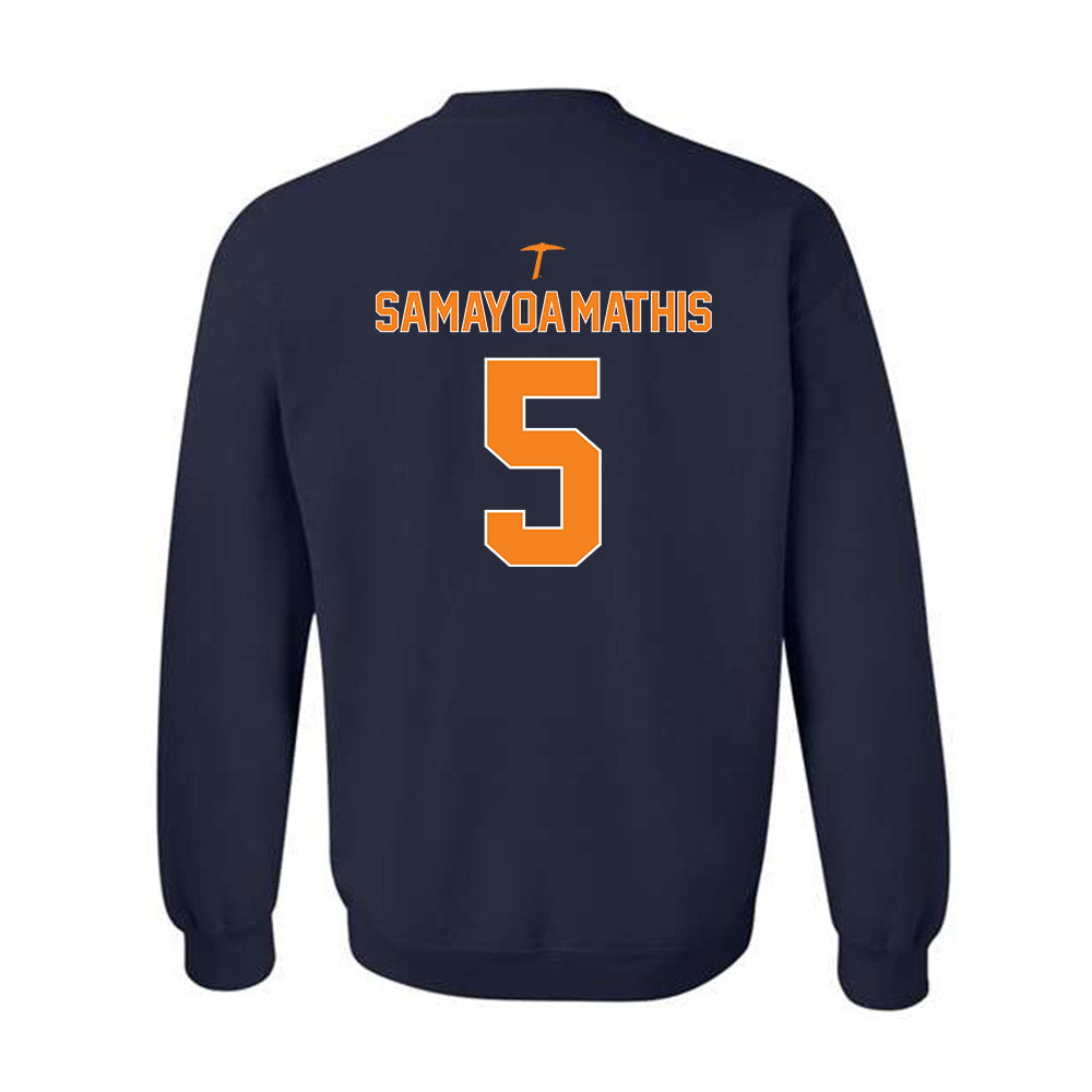 UTEP - NCAA Women's Basketball : Heaven Samayoa-Mathis - Classic Shersey Crewneck Sweatshirt-1