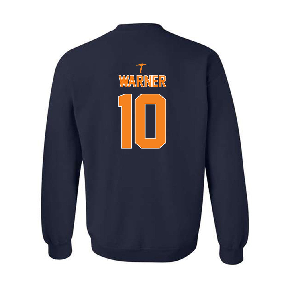 UTEP - NCAA Football : Chad Warner - Classic Shersey Crewneck Sweatshirt-1