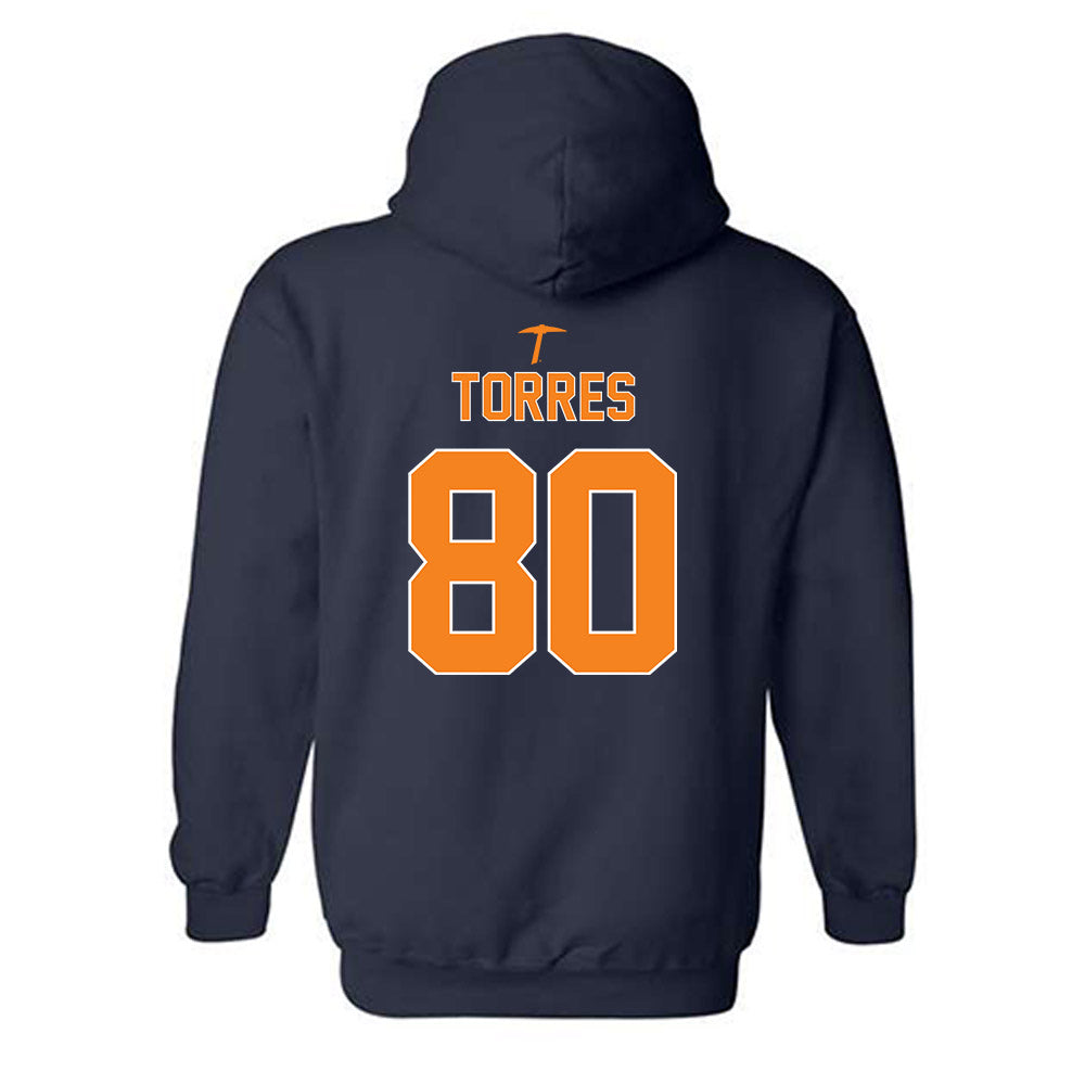 UTEP - NCAA Football : Marcus Torres - Classic Shersey Hooded Sweatshirt