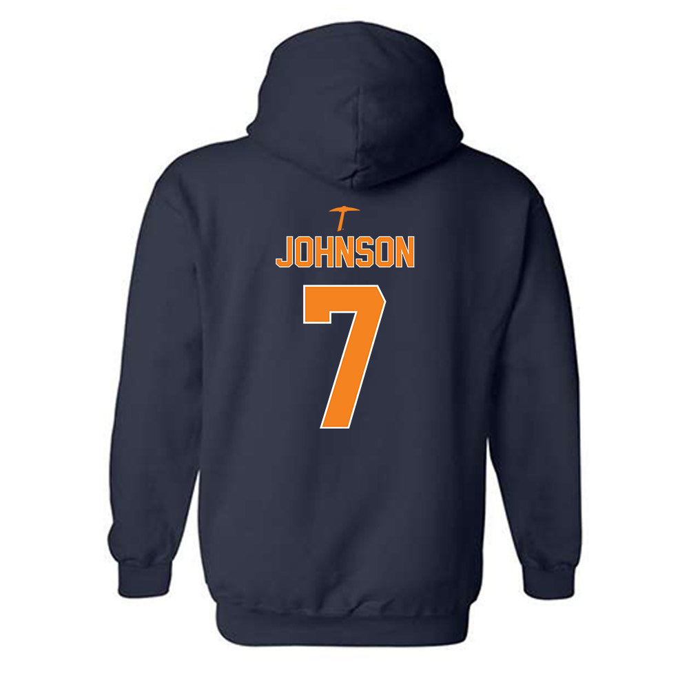 UTEP - NCAA Football : Kadarion Johnson - Hooded Sweatshirt