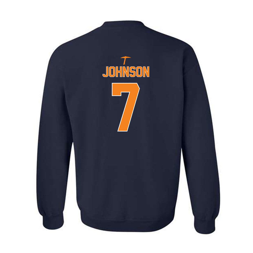 UTEP - NCAA Football : Kadarion Johnson - Crewneck Sweatshirt