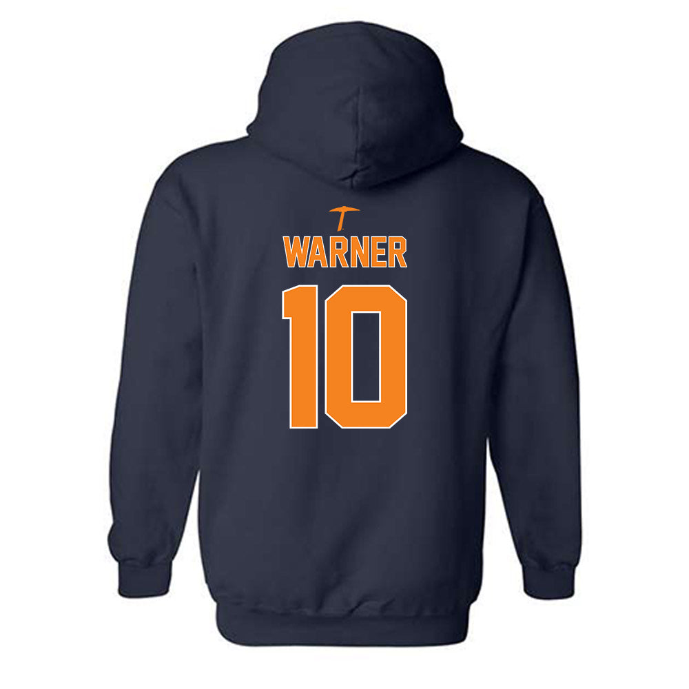 UTEP - NCAA Football : Chad Warner - Classic Shersey Hooded Sweatshirt-1