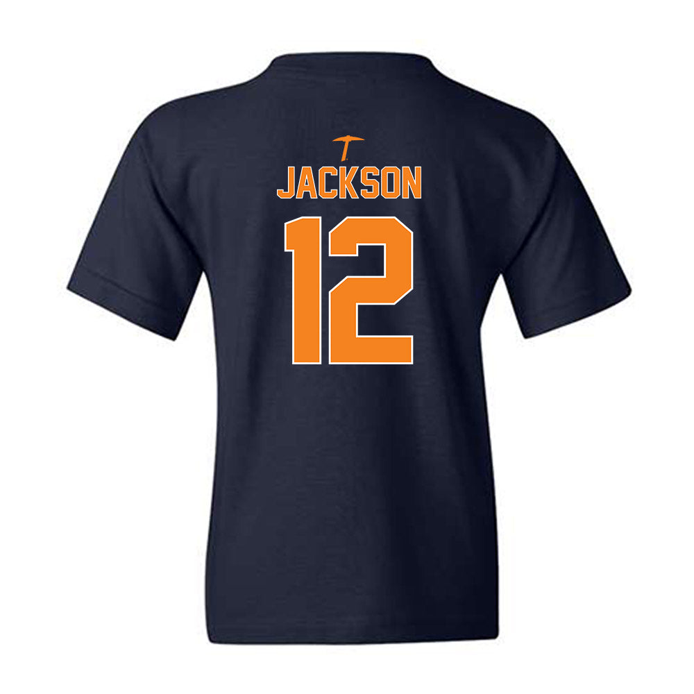 UTEP - Men's Basketball Legends : Stefon Jackson - Classic Shersey Youth T-Shirt-1