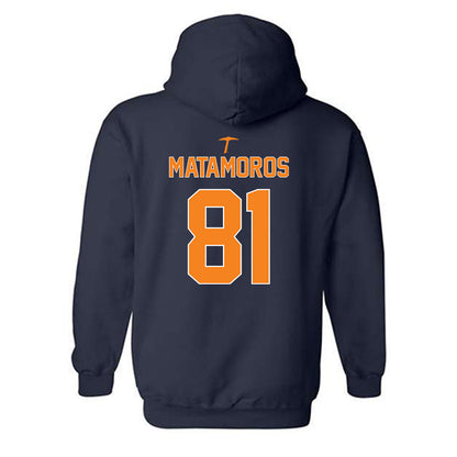 UTEP - NCAA Football : Luka Matamoros - Classic Shersey Hooded Sweatshirt-1