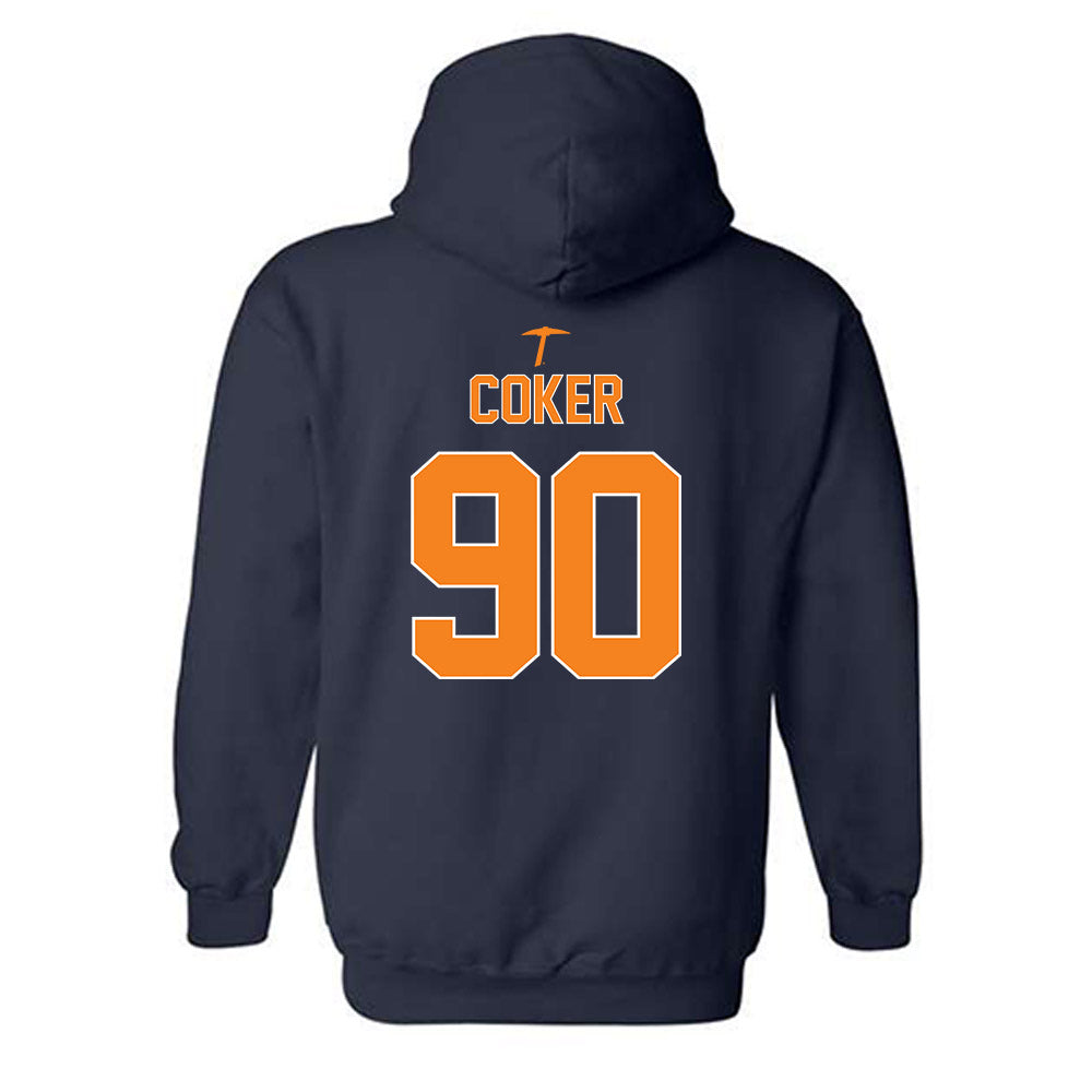 UTEP - NCAA Football : Ashton Coker - Classic Shersey Hooded Sweatshirt