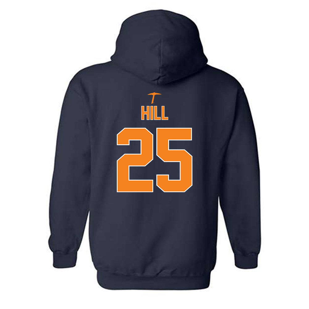 UTEP - NCAA Football : Zo Hill - Classic Shersey Hooded Sweatshirt-1