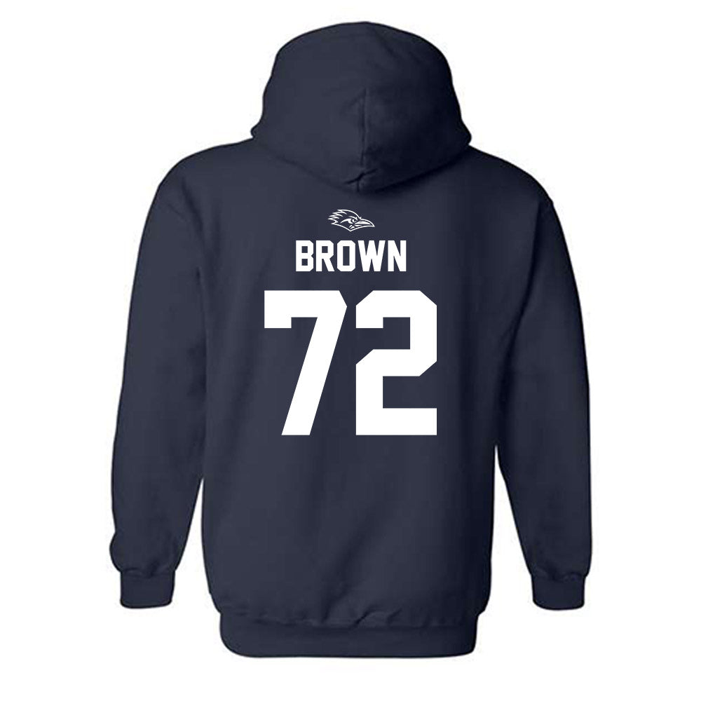 UTSA - NCAA Football : Briley Brown - Classic Shersey Hooded Sweatshirt