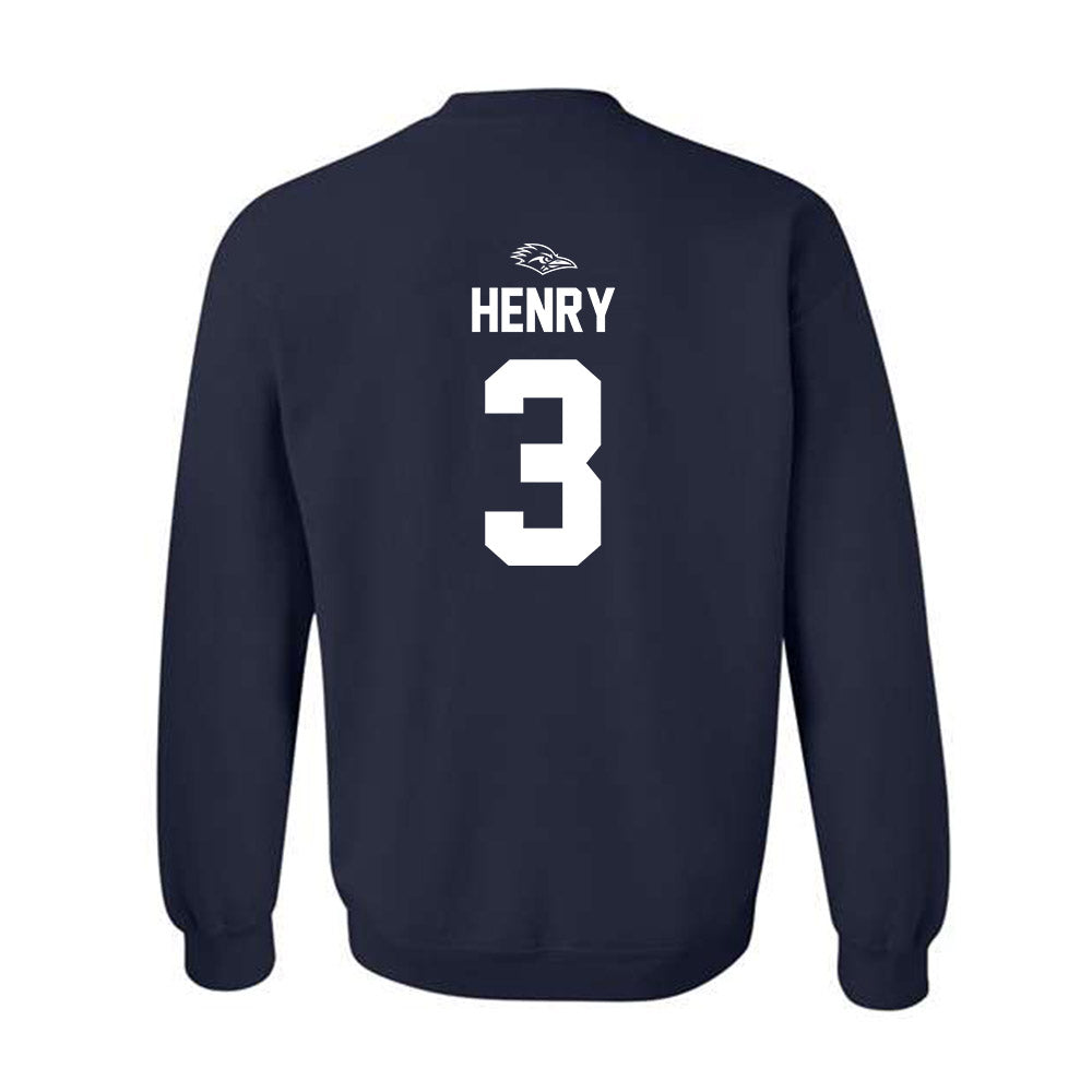 UTSA - NCAA Football : Robert Henry - Classic Shersey Crewneck Sweatshirt-1