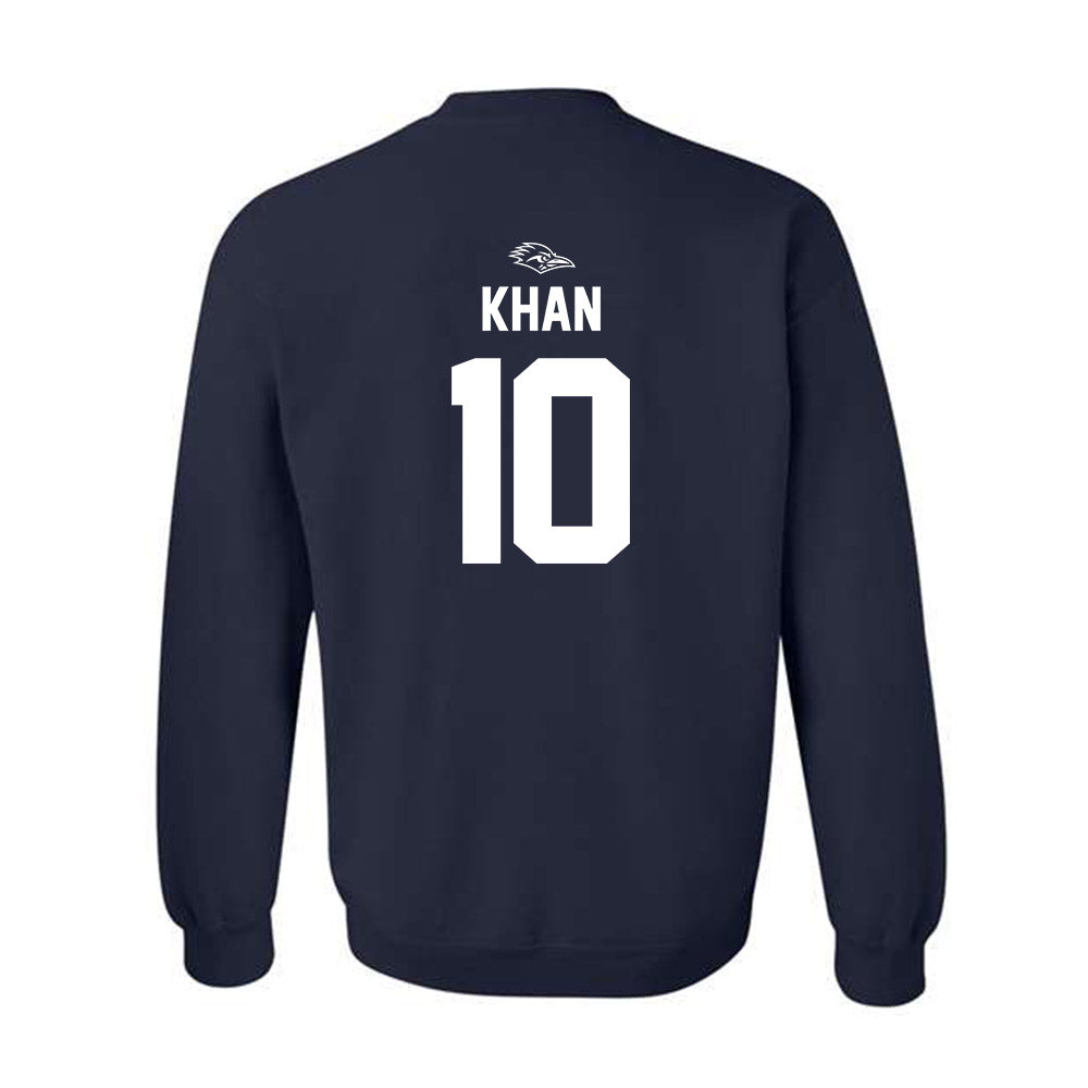 UTSA - NCAA Football : Alpha Khan - Classic Shersey Crewneck Sweatshirt-1