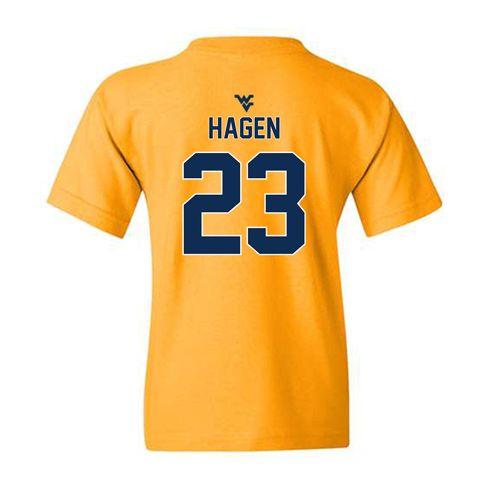 West Virginia - NCAA Baseball : David Hagen - Classic Shersey Youth T-Shirt-1