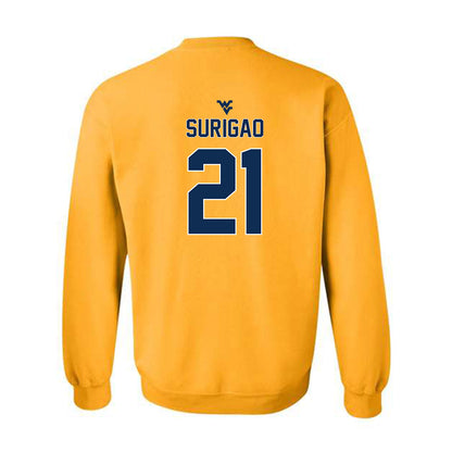 West Virginia - NCAA Baseball : Joshua Surigao - Classic Shersey Crewneck Sweatshirt-1