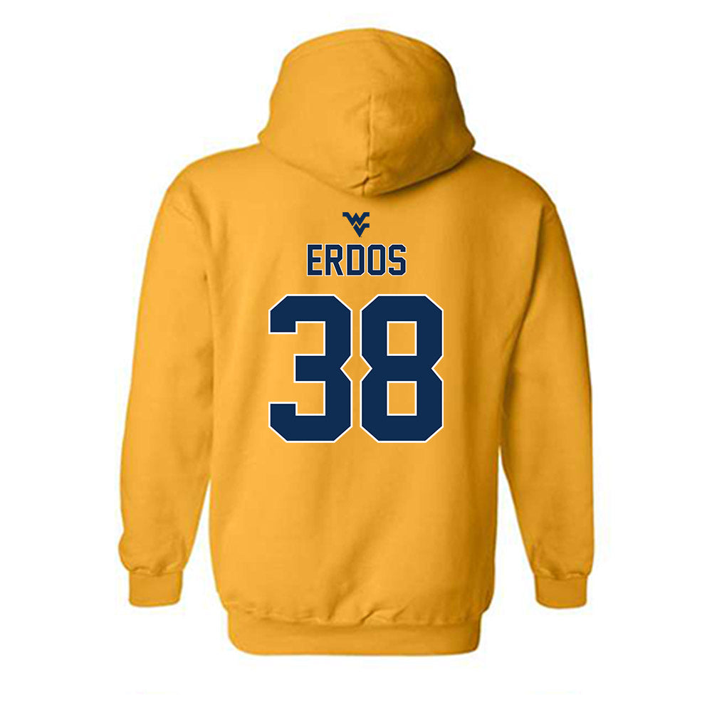 West Virginia - NCAA Baseball : Creed Erdos - Classic Shersey Hooded Sweatshirt-1