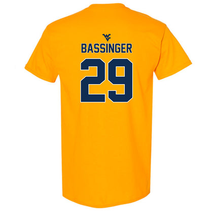 West Virginia - NCAA Baseball : Reese Bassinger - Classic Shersey T-Shirt-1
