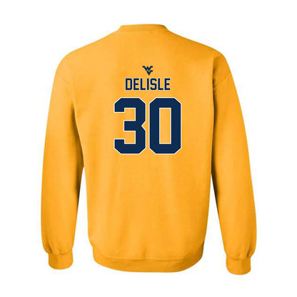 West Virginia - NCAA Baseball : Tucker DeLisle - Classic Shersey Crewneck Sweatshirt-1