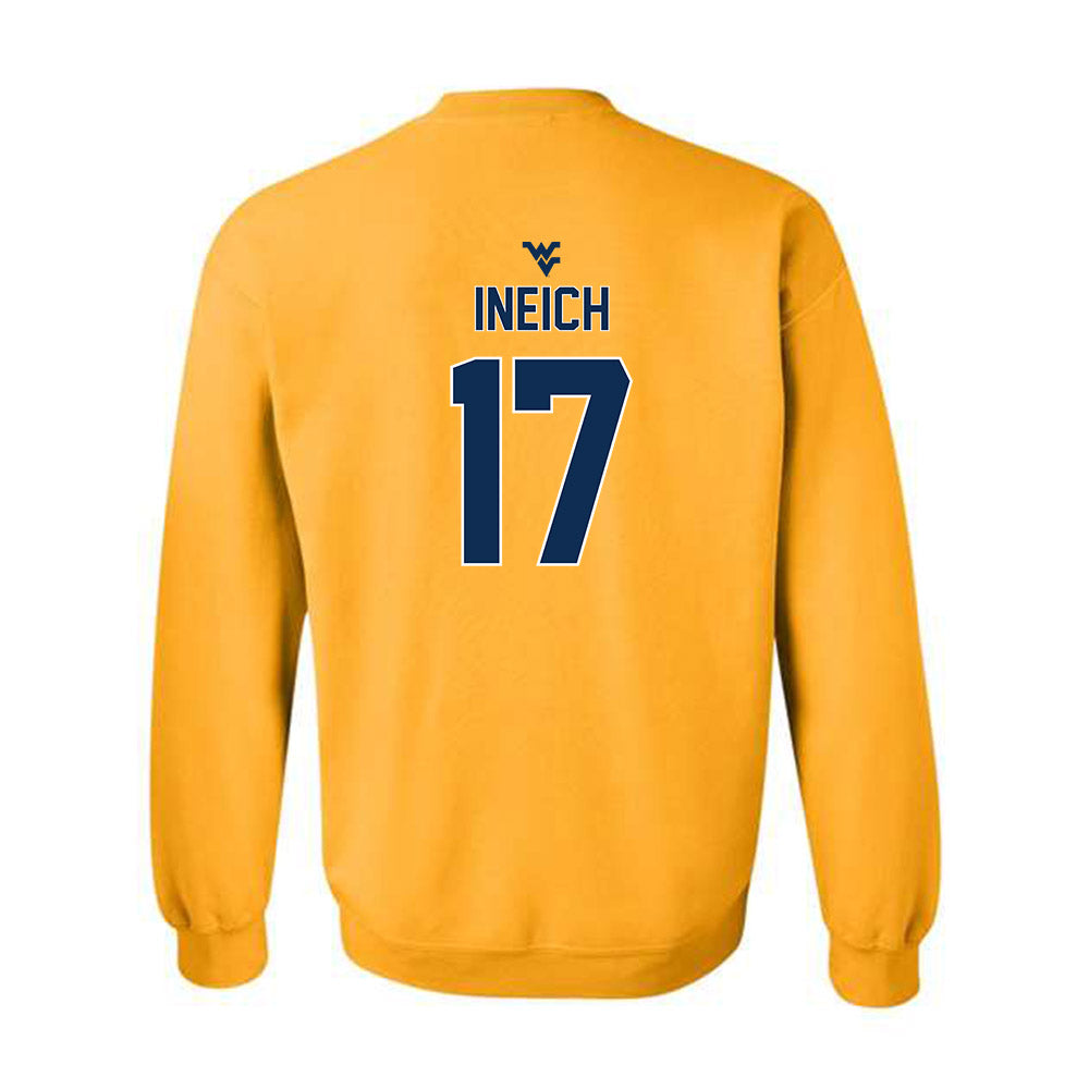 West Virginia - NCAA Baseball : Matt Ineich - Classic Shersey Crewneck Sweatshirt-1