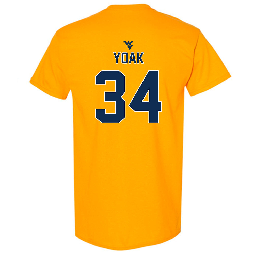 West Virginia - NCAA Baseball : Bryant Yoak - Classic Shersey T-Shirt-1