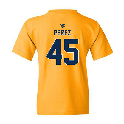 West Virginia - NCAA Baseball : David Perez - Classic Shersey Youth T-Shirt-1