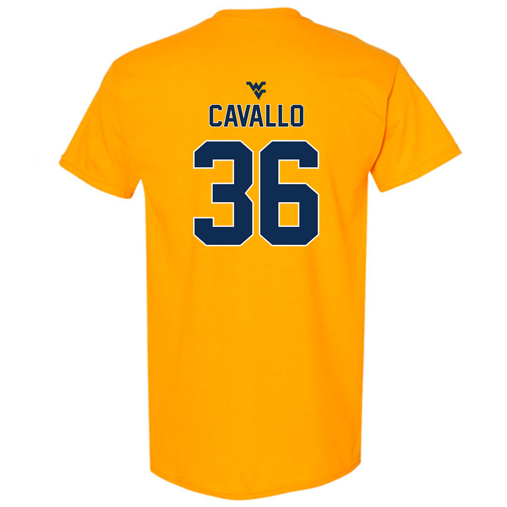 West Virginia - NCAA Baseball : Hudson Cavallo - Classic Shersey T-Shirt-1