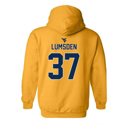 West Virginia - NCAA Baseball : Benjamin Lumsden - Hooded Sweatshirt Classic Shersey