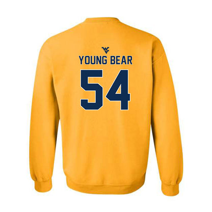 West Virginia - NCAA Football : Walter Young Bear - Classic Shersey Crewneck Sweatshirt-1
