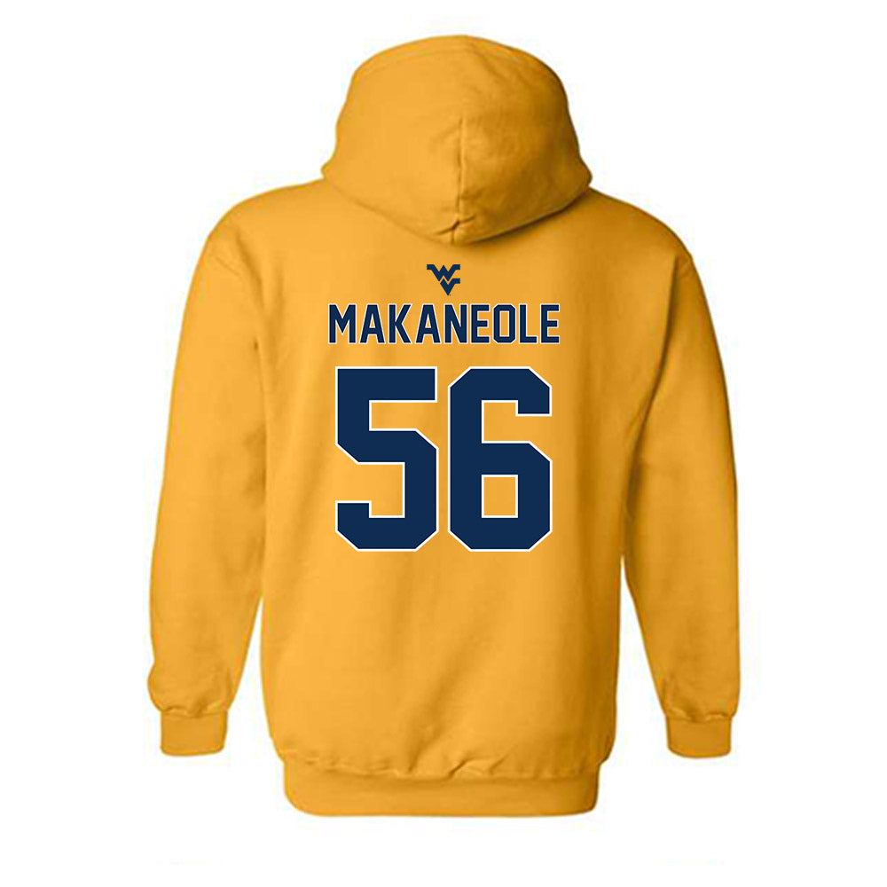 West Virginia - NCAA Football : Kimo Makaneole - Classic Shersey Hooded Sweatshirt-1