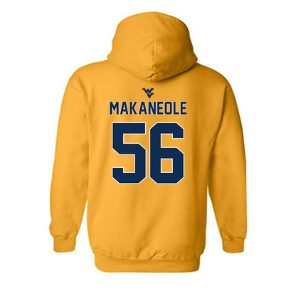 West Virginia - NCAA Football : Kimo Makaneole - Classic Shersey Hooded Sweatshirt-1