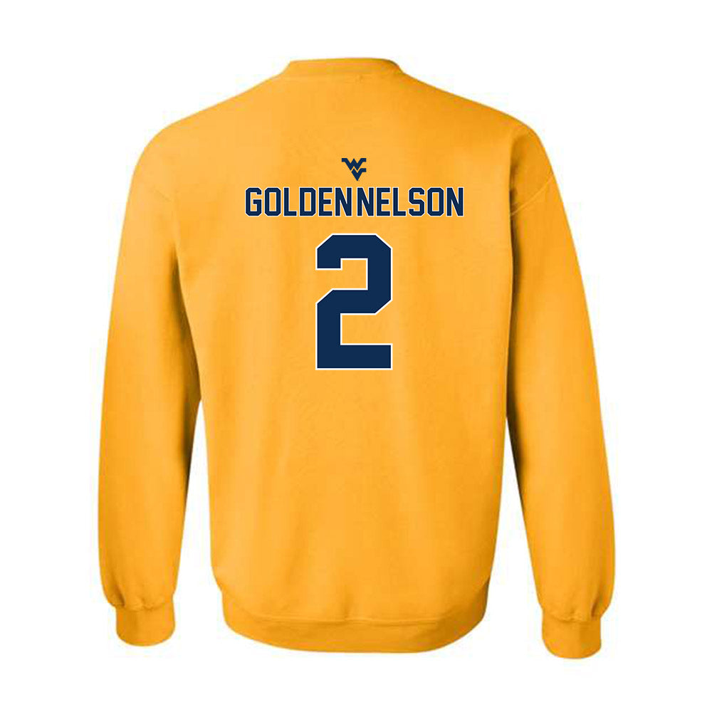 West Virginia - NCAA Football : Devonte Golden-Nelson - Classic Shersey Crewneck Sweatshirt-1