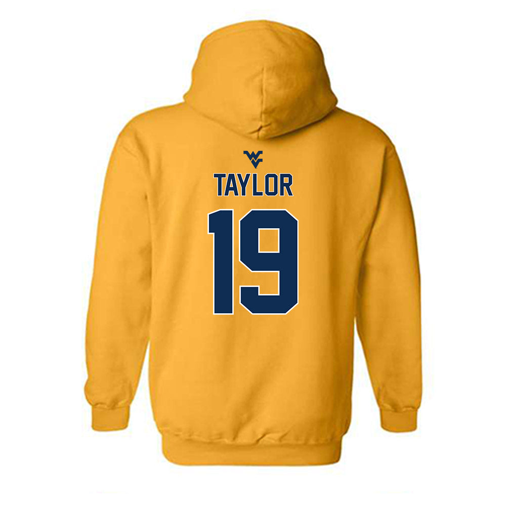 West Virginia - NCAA Football : Nick Taylor - Classic Shersey Hooded Sweatshirt-1