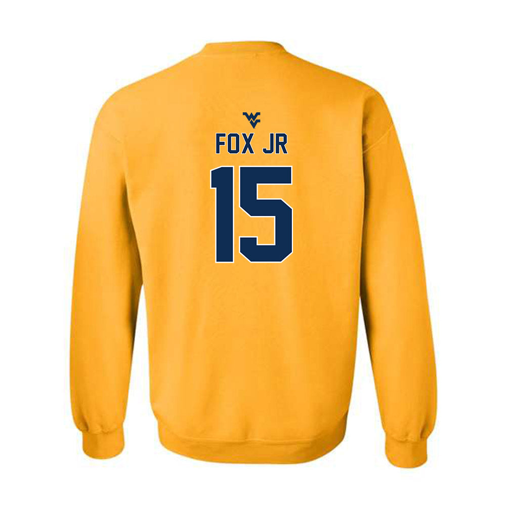 West Virginia - NCAA Football : Scotty Fox Jr - Classic Shersey Crewneck Sweatshirt-1