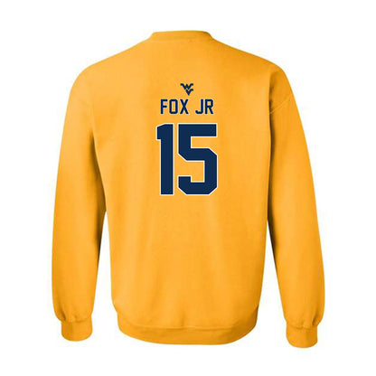 West Virginia - NCAA Football : Scotty Fox Jr - Classic Shersey Crewneck Sweatshirt-1