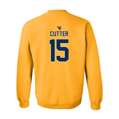 West Virginia - NCAA Football : Ben Cutter - Crewneck Sweatshirt Classic Shersey