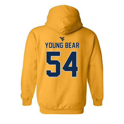 West Virginia - NCAA Football : Walter Young Bear - Classic Shersey Hooded Sweatshirt-1