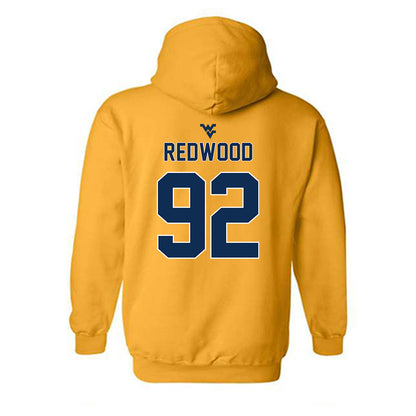 West Virginia - NCAA Football : Asani Redwood - Hooded Sweatshirt Classic Shersey