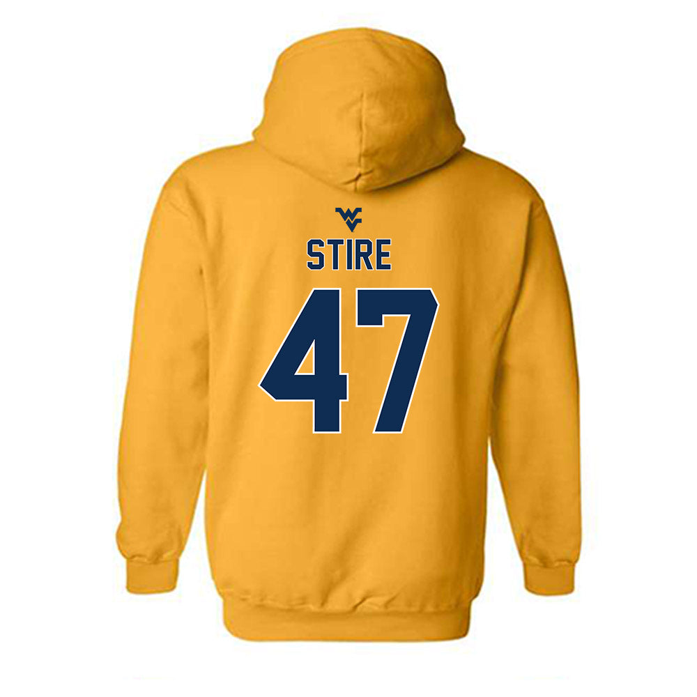 West Virginia - NCAA Football : Aidan Stire - Classic Shersey Hooded Sweatshirt-1