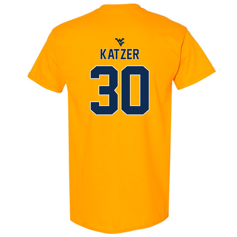 West Virginia - NCAA Football : Kannon Katzer - Classic Shersey T-Shirt-1