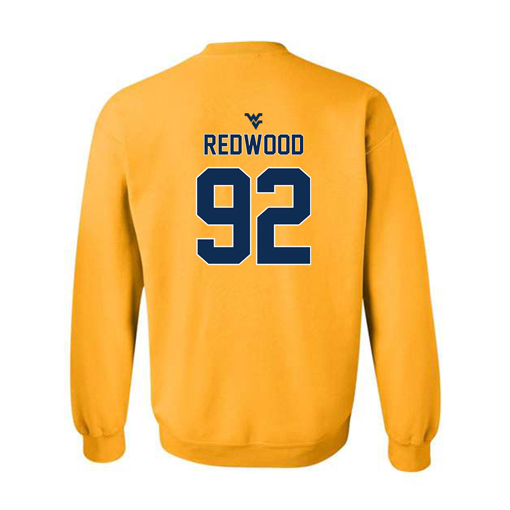 West Virginia - NCAA Football : Asani Redwood - Crewneck Sweatshirt Classic Shersey