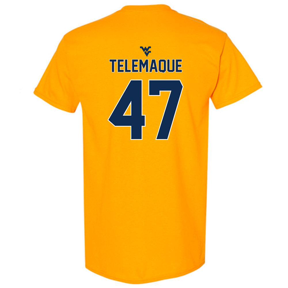 West Virginia - NCAA Football : Wilnerson Telemaque - Classic Shersey T-Shirt-1