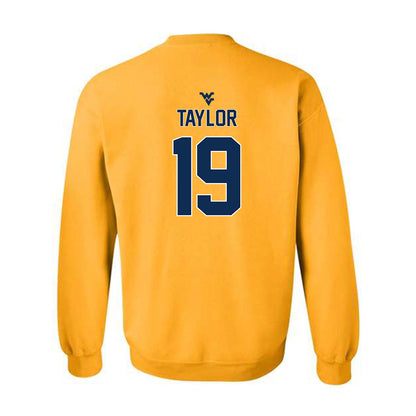 West Virginia - NCAA Football : Nick Taylor - Classic Shersey Crewneck Sweatshirt-1
