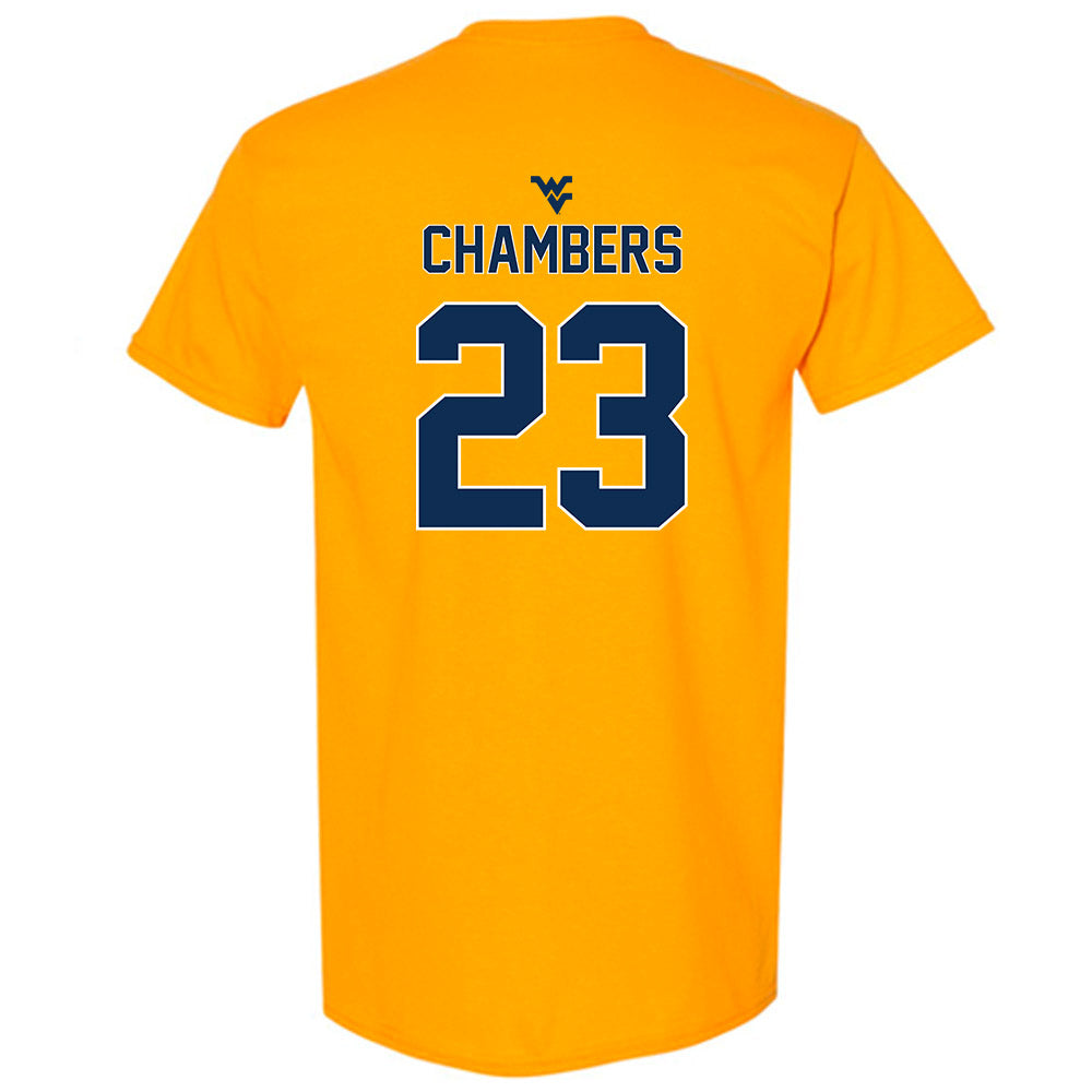 West Virginia - NCAA Football : Jason Chambers - Classic Shersey T-Shirt-1