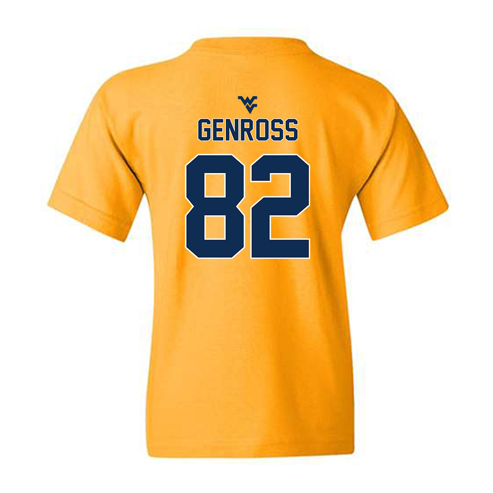West Virginia - NCAA Football : Greg Genross - Classic Shersey Youth T-Shirt-1